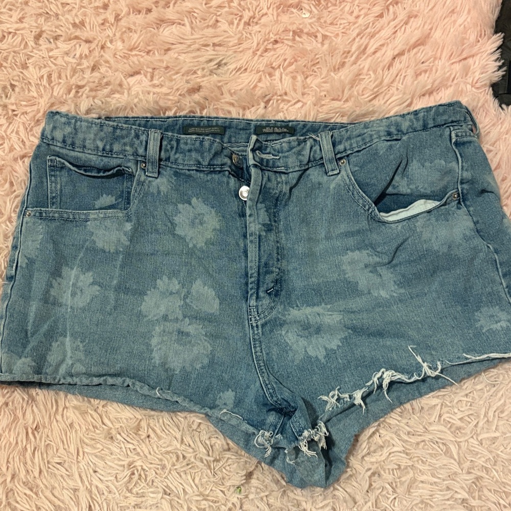 Wild Fable Distressed Blue Jean Shorts